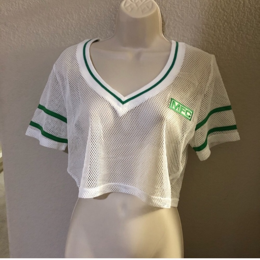 COPY - MFC MYFREECAMS jersey crop top medium